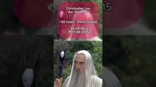 8 The Lord Of The Rings Who Have Sadly Passed Away | part 1 |