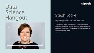 Sharpening your axe and the BAU trap | Steph Locke | Data Science Hangout