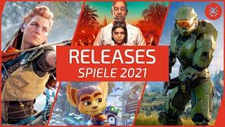 SPIELE RELEASES 2021 - Die Games-Vorschau für PS4, PS5, Xbox One, Xbox Series X + PC