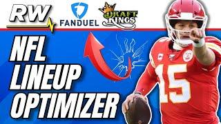 RotoWire NFL Lineup Optimizer Tutorial. Helps with DraftKings, FanDuel, and more.