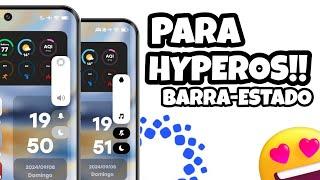 Barra de ESTADO estilizada con ESTOS TEMAS para Xiaomi y POCO!! HyperOS Global