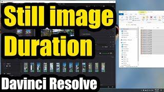 How to modify still image duration in Davinci Resolve (3 methods)