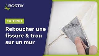 Tutoriel - Comment reboucher une fissure ou un trou sur un mur | Bostik