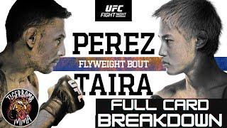 UFC Vegas 93- Perez vs Taira Full Card Breakdown & Predictions