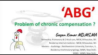 ABG : How chronic compensation can pose a problem in ABG interpretation ?