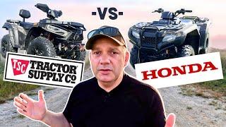 TRACTOR SUPPLY ATV vs HONDA ATV.  IS CHEAPER ACTUALLY BETTER?!?