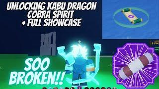 Unlocking Kabu Dragon Cobra Spirit Re-Work Mode + Full Showcase in Shindo Life | RELLGames