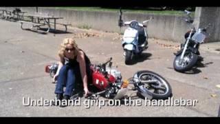 How to Safely Lift a Fallen Motorcycle