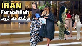 Exploring the Luxurious Elahiyeh in Tehran Walking on fereshteh st | Rich kids of Iran