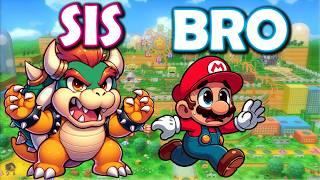 SHE IS BOWSER!! (First Time Playing as Bowser) - BOWSER PARTY! *Mario Party 10 Bro vs Sis!*