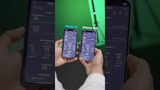 iPhone 16e vs iPhone 15- New Apple Modem Comparsion  | #shorts #apple #iphone16e