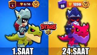 24 SAAT BOYUNCA DRACO OYNADIM! SIRALAMAYA GİRDİM! Brawl Stars