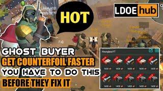 GHOST BUYER  || HOW TO GET COUNTERFOILS || Last Day On Earth: Survival