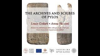 SCRIBO - The Archives and Scribes of Pylos - Louis Godart and Anna Sacconi