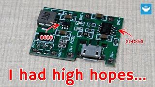 New TP4056 module with step-up circuit review - Not that great!