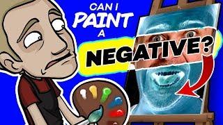 The INVERTED COLOR Challenge! - Can I PAINT a NEGATIVE?