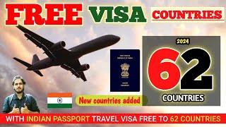 Visa Free Countries for Indians 2024 | 62 Visa Free Countries for Indian Passport Holders.